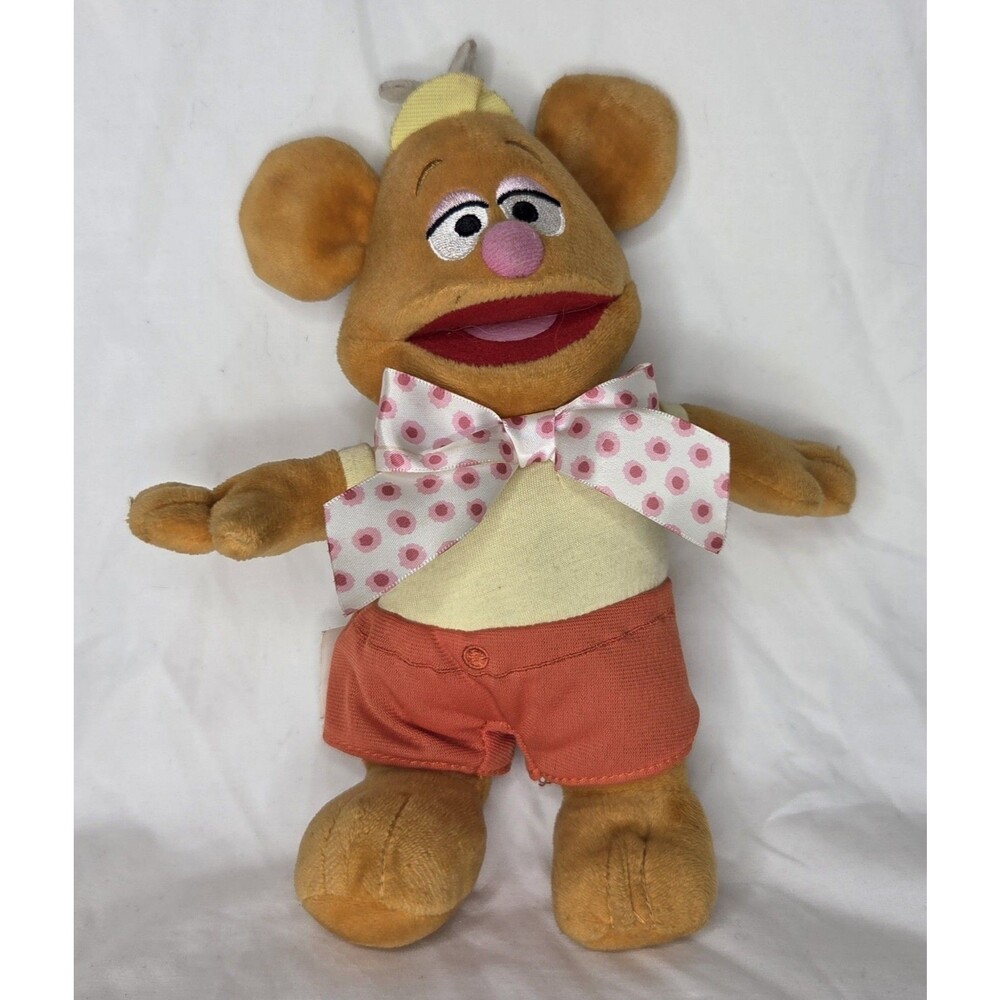 Vintage Disney Jr. The Muppet Babies FOZZY BEAR 9" Plush Stuffed Animal Muppets
